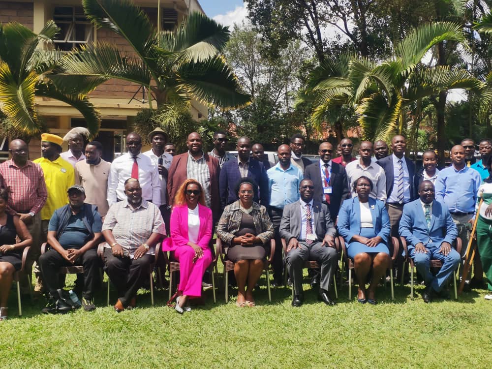 Government officials at the Creative Uganda Revolving Fund operationalisation